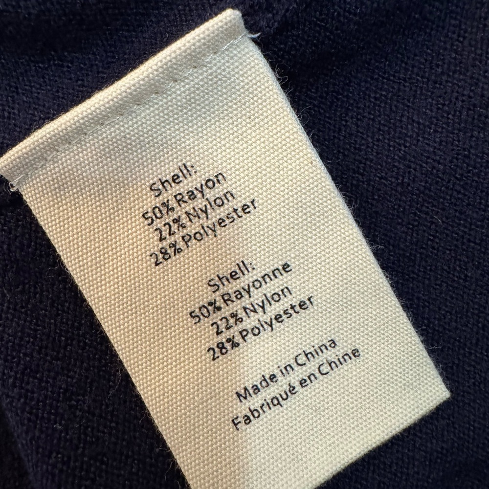 L’AGENCE Odette Turtleneck Sweater in Midnight Blue Size XS - Picture 5 of 6